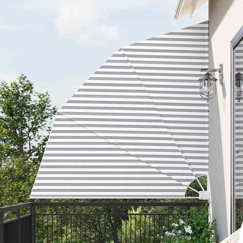 vidaXL Αδιάφανο σκίαστρο μπαλκονιού 210 x 210 cm Πολυεστέρας
