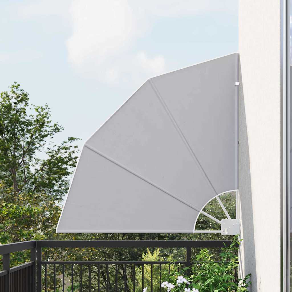 vidaXL Αδιάφανο σκίαστρο μπαλκονιού 115 x 115 εκ Πολυεστέρας Γκρι vidaXL Αδιάφανο σκίαστρο μπαλκονιού 115 x 115 εκ Πολυεστέρας Γκρι