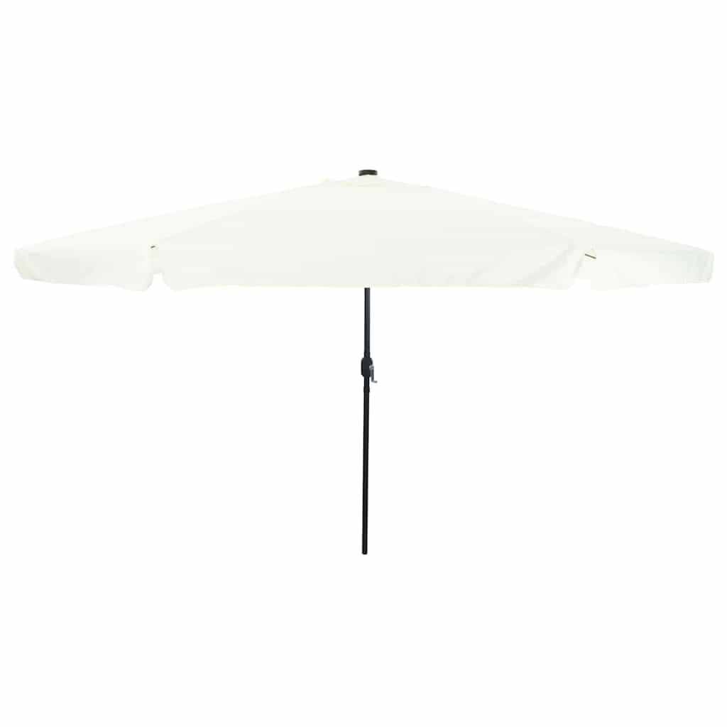 vidaXL Ομπρέλα Κήπου Άμμος και Ανθρακί 395 x 395 x 245 εκ. Πολυεστέρας vidaXL Ομπρέλα Κήπου Άμμος και Ανθρακί 395 x 395 x 245 εκ. Πολυεστέρας