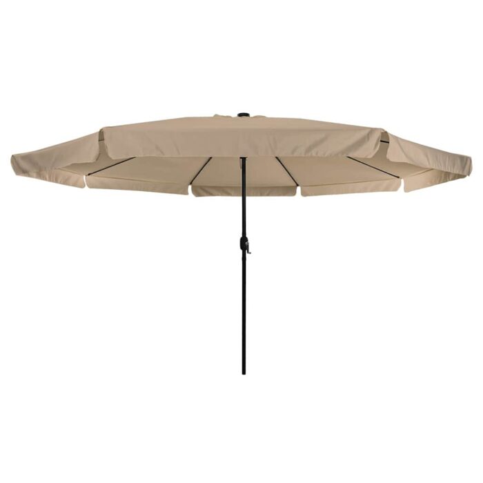 Ομπρέλα Κήπου Taupe 395 x 395 x 245 εκ. Πολυεστέρας - Image 4