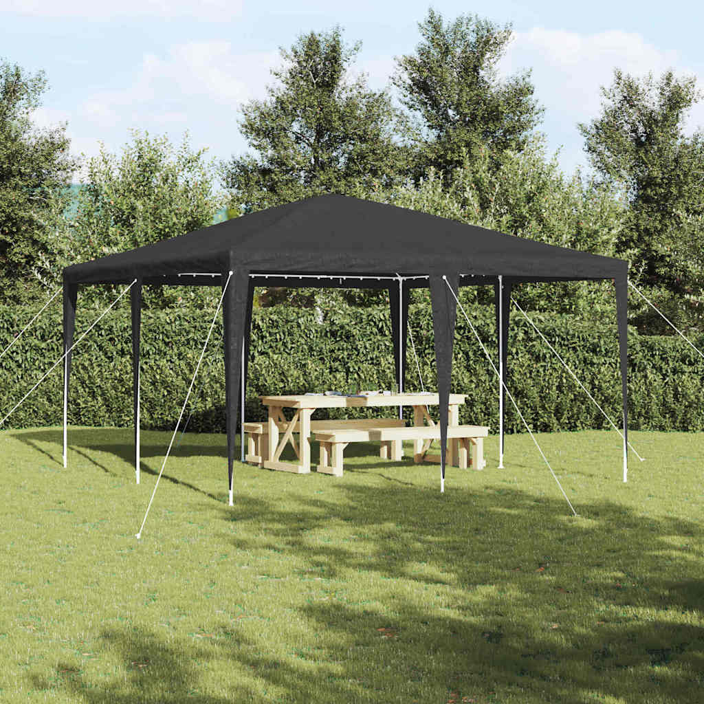 vidaXL Σκηνή Πάρτυ Ανθρακί 400 x 400 x 266 εκ Πολυαιθυλένιο και Ατσάλι vidaXL Σκηνή Πάρτυ Ανθρακί 400 x 400 x 266 εκ Πολυαιθυλένιο και Ατσάλι