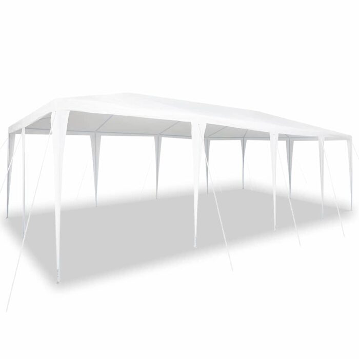 Σκηνή Πάρτυ Λευκό 800 x 400 x 266 εκ Πολυαιθυλένιο και Ατσάλι - Image 3