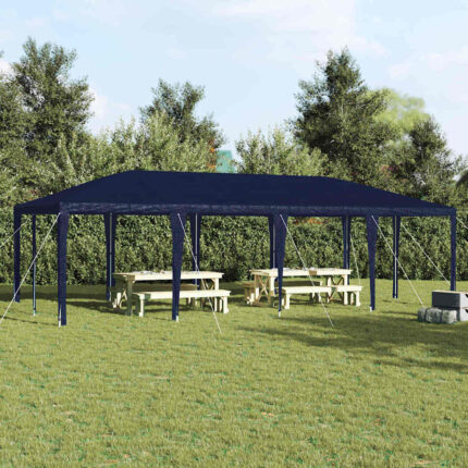 vidaXL Σκηνή Πάρτυ Μπλε 800 x 400 x 266 εκ Πολυαιθυλένιο και Ατσάλι