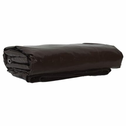 vidaXL Τέντα 650g / m² Καφέ 5 x 6 m Καμβάς με επικάλυψη PVC