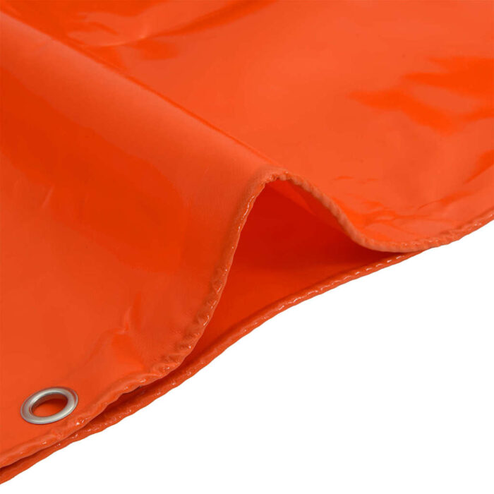 Τέντα 650g / m² Πορτοκαλί 4 x 7 m Καμβάς με επικάλυψη PVC - Image 6