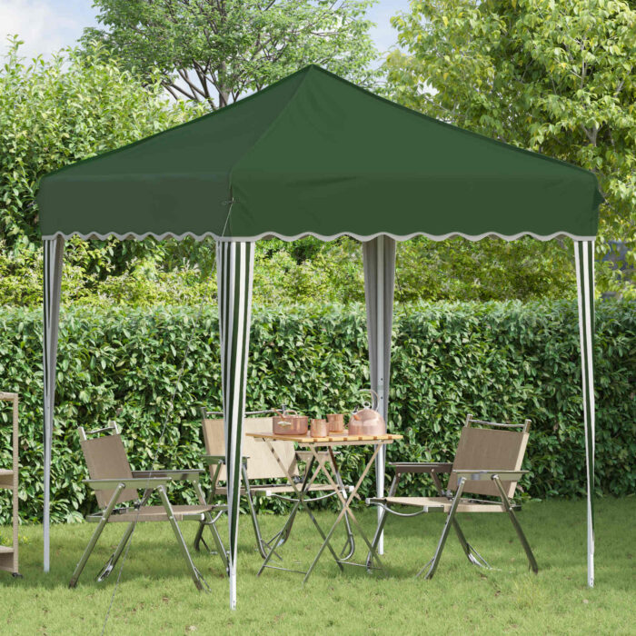Αυτοσχέδιο Μόρφωση 195 x 195 x 245 εκ. Πράσινο Ύφασμα Όξφορντ - Image 3