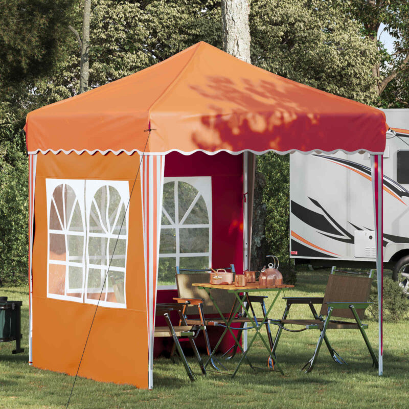 vidaXL Αυτοσχέδιο Μόρφωση 195 x 195 x 245 εκ. Πορτοκαλί Ύφασμα Όξφορντ