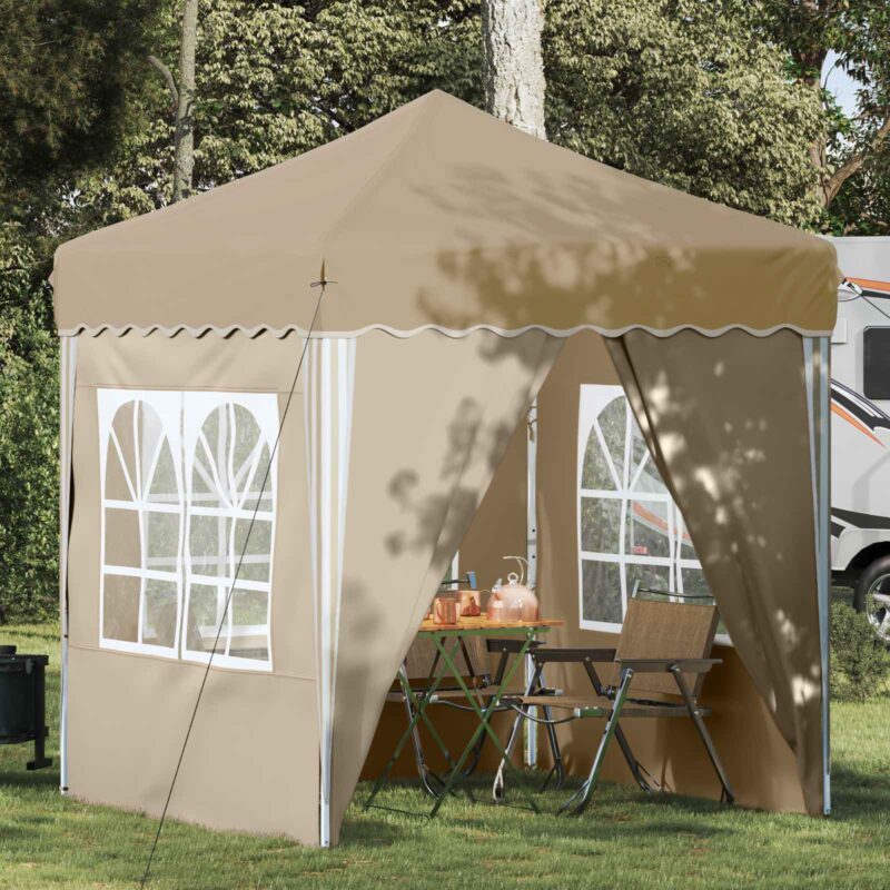 vidaXL Αυτοσχέδιο Μόρφωση 195 x 195 x 245 εκ. Κρεμ Ύφασμα Όξφορντ