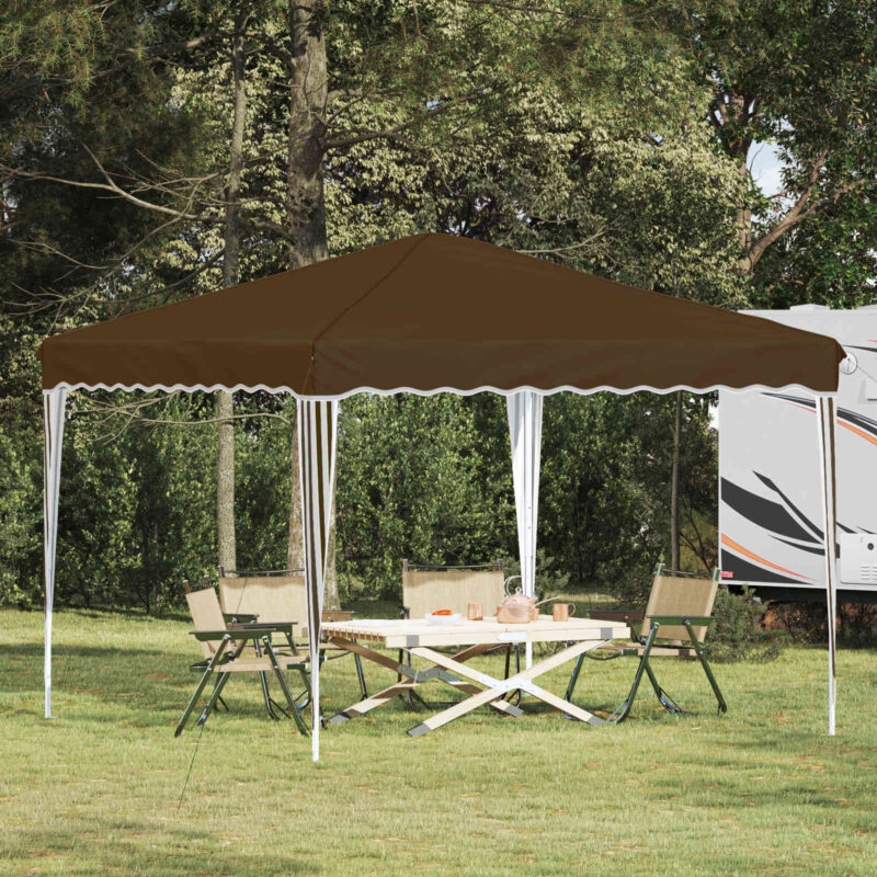 vidaXL Αυτοσχέδιο Μόρφωση 288 x 288 x 245 εκ Taupe Ύφασμα Όξφορντ