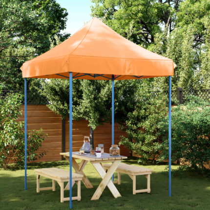 vidaXL Σκηνή Πάρτυ Πορτοκαλί 200 x 200 x 306 εκ. Ύφασμα Όξφορντ