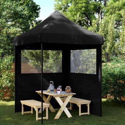 vidaXL Σκηνή Πάρτυ Μαύρο 200 x 200 x 306 εκ. Ύφασμα Όξφορντ