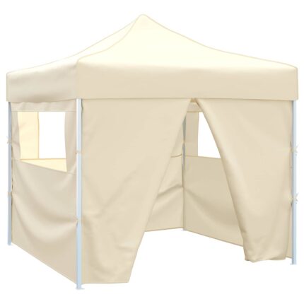 vidaXL Σκηνή Πάρτυ Κρεμ 291 x 291 x 315 εκ Ύφασμα Όξφορντ