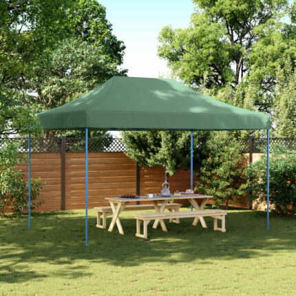 vidaXL Σκηνή Πάρτυ Πράσινο 279 x 410 x 315 εκ. Ύφασμα Όξφορντ