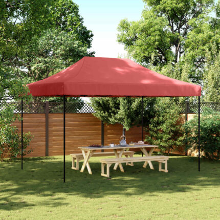vidaXL Σκηνή Πάρτυ Μπορντό 279 x 410 x 315 εκ. Ύφασμα Όξφορντ