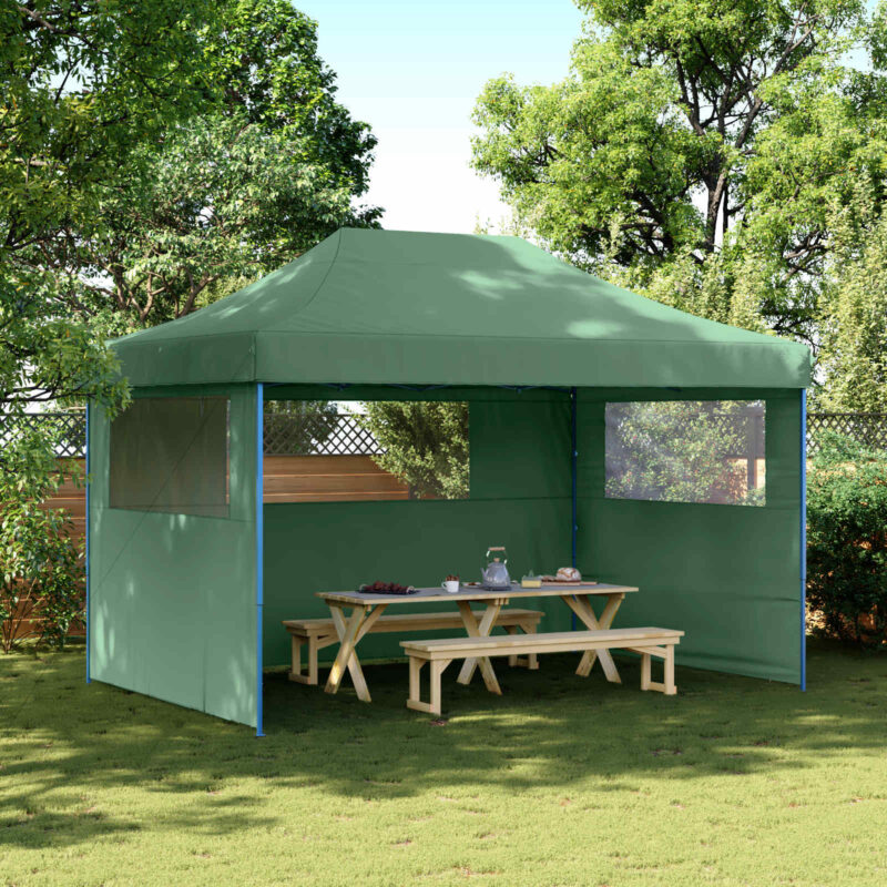 vidaXL Σκηνή Πάρτυ Πράσινο 279 x 410 x 315 εκ. Ύφασμα Όξφορντ