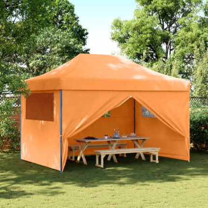 vidaXL Σκηνή Πάρτυ Πορτοκαλί 279 x 410 x 315 εκ. Ύφασμα Όξφορντ