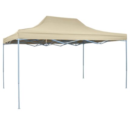 vidaXL Σκηνή Πάρτυ Κρεμ 291 x 431 x 315 εκ. Ύφασμα Όξφορντ