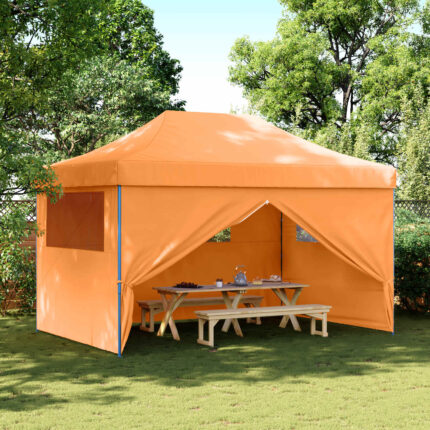 vidaXL Σκηνή Πάρτυ Πορτοκαλί 292 x 440 x 315 εκ. Ύφασμα Όξφορντ