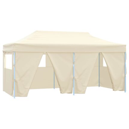 vidaXL Σκηνή Πάρτυ Κρεμ 291 x 580 x 315 εκ Ύφασμα Όξφορντ