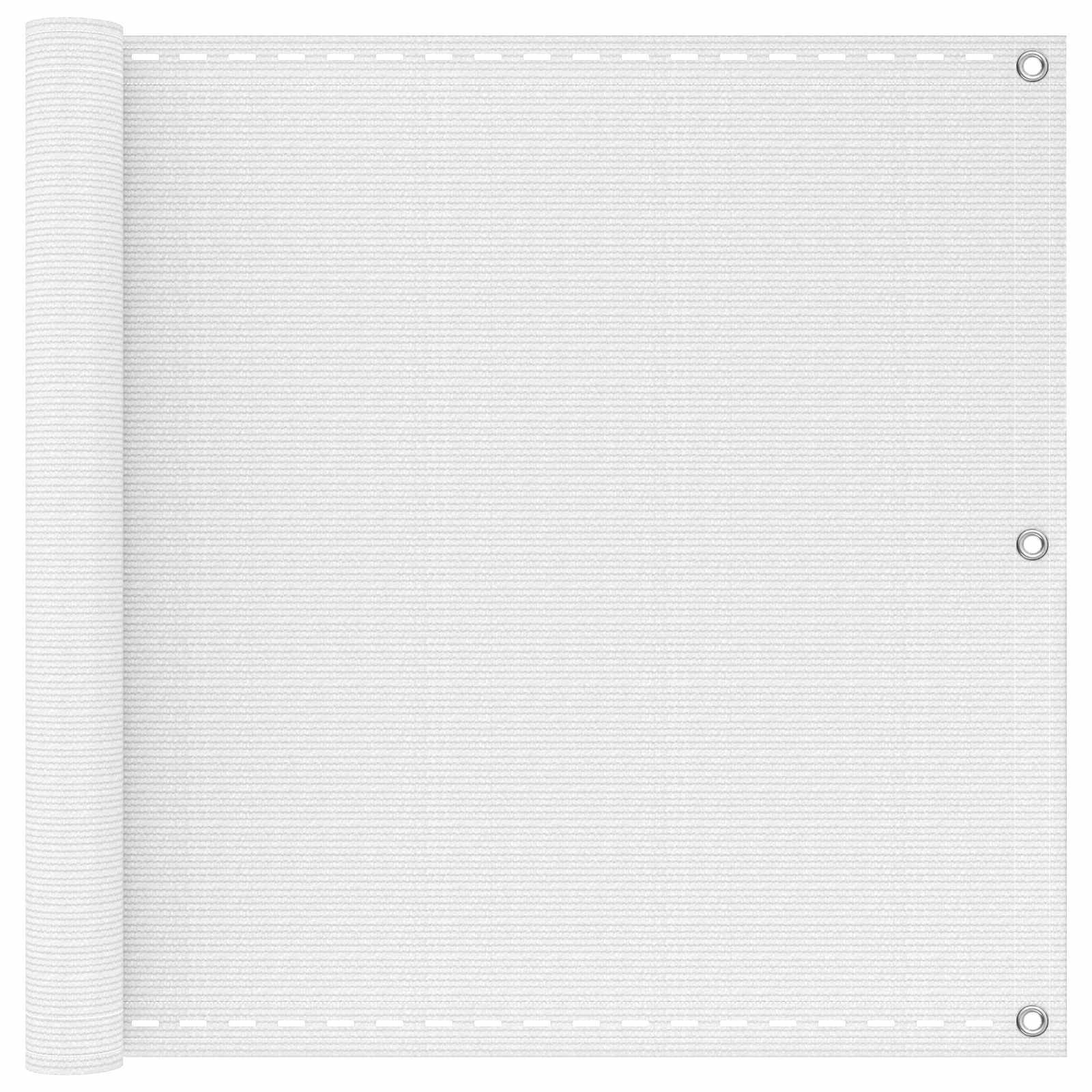 vidaXL Οθόνη Μπαλκονιού Λευκό 120 x 800 cm HDPE και Αλουμίνιο vidaXL Οθόνη Μπαλκονιού Λευκό 120 x 800 cm HDPE και Αλουμίνιο