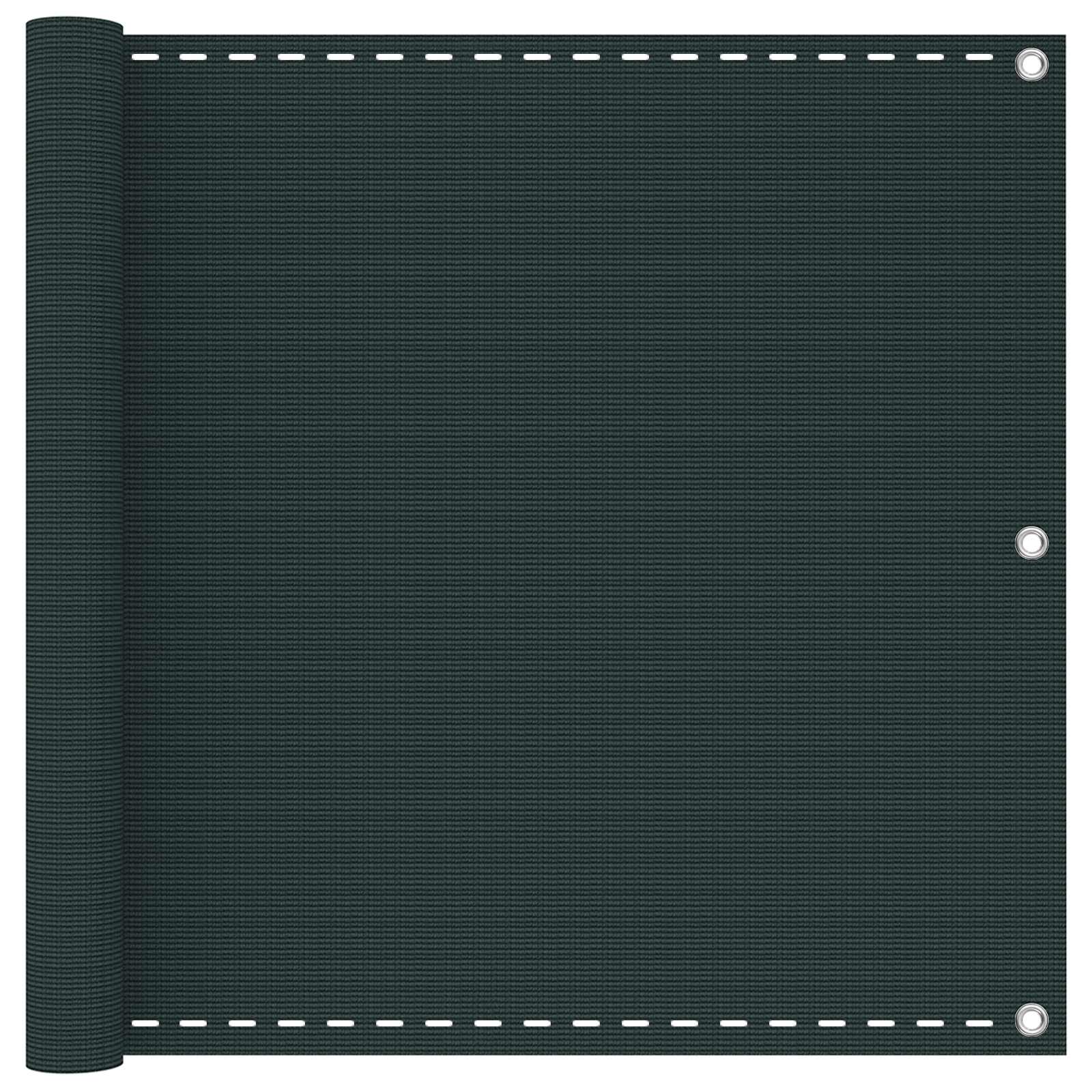 vidaXL Οθόνη Μπαλκονιού Σκούρο Πράσινο 75 x 1000 cm HDPE και Αλουμίνιο vidaXL Οθόνη Μπαλκονιού Σκούρο Πράσινο 75 x 1000 cm HDPE και Αλουμίνιο