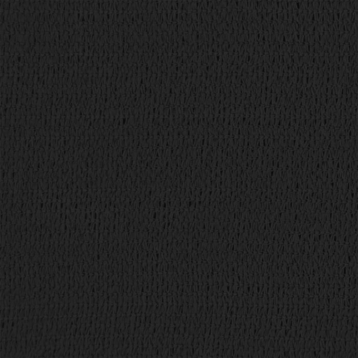 Οθόνη Μπαλκονιού Μαύρο 120 x 700 cm HDPE και Αλουμίνιο - Image 4