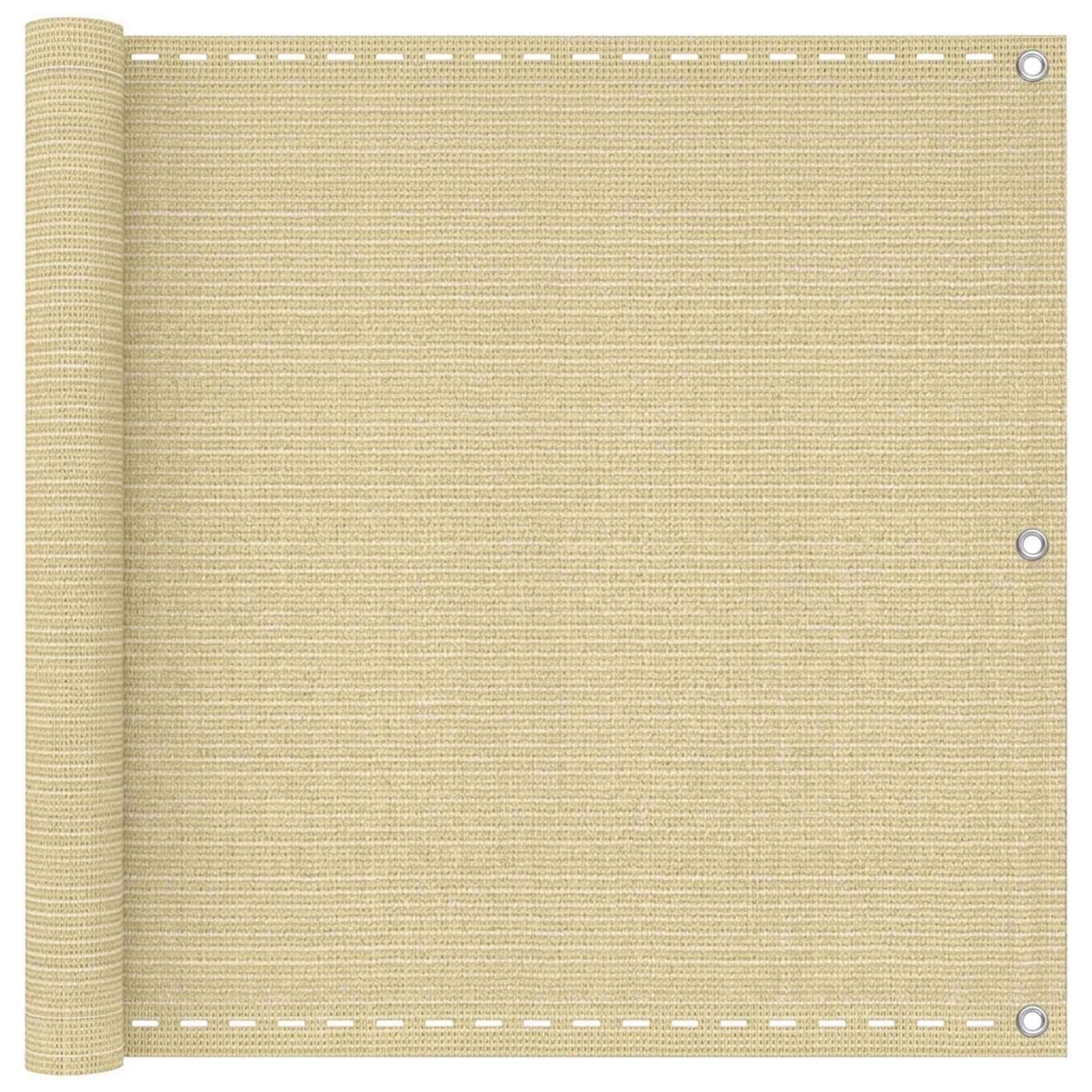 vidaXL Οθόνη Μπαλκονιού Μπεζ 120 x 700 cm HDPE και Αλουμίνιο vidaXL Οθόνη Μπαλκονιού Μπεζ 120 x 700 cm HDPE και Αλουμίνιο