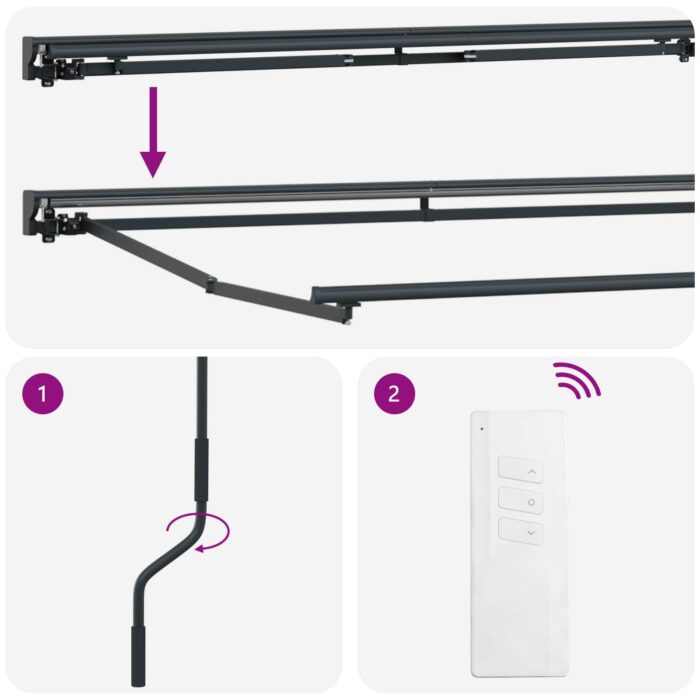 Ηλεκτρικό Αναδιπλούμενο Σκίαστρο 4 x 3,5 μ - Image 5