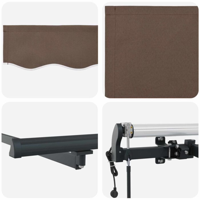 Ύφασμα Ομπρέλας Taupe 450 x 300 εκ Πολυεστέρας - Image 4