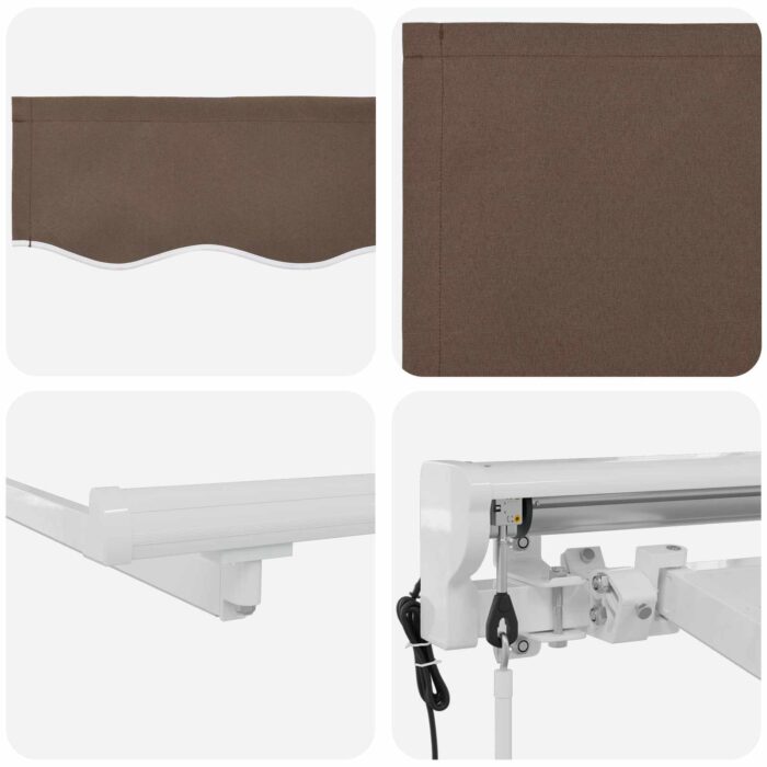 Ηλεκτρικό Αναδιπλούμενο Σκίαστρο Taupe 4,5 x 3 μ - Image 4
