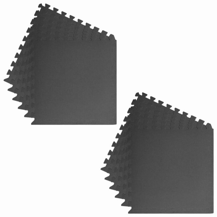 Χαλάκι για Πισίνα 12 pcs Μαύρο 4,32 τ.μ. Φελιζόλ EVA - Image 5