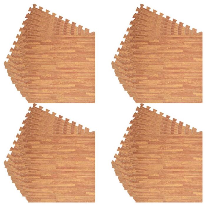 Χαλάκι για Πισίνα 24 pcs ξύλο 8,64 τ.μ. Φελιζόλ EVA - Image 5
