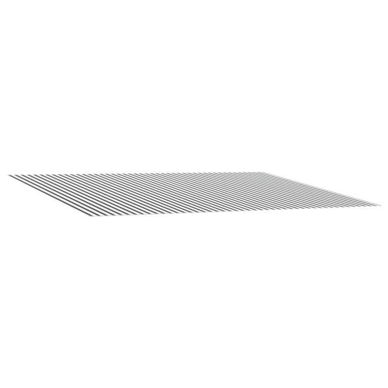 vidaXL Ύφασμα αντικατάστασης τέντας Γκρι και Λευκό 500 x 350 εκ