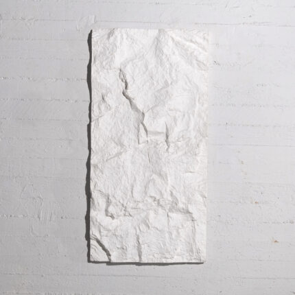 Supergreens Τεχνητός Τοίχος PU Rock "Vesuvius" Λευκός 120x60x5