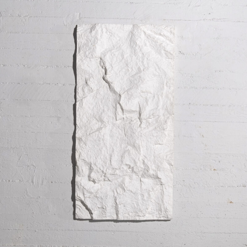 Supergreens Τεχνητός Τοίχος PU Rock "Vesuvius" Λευκός 120x60x5