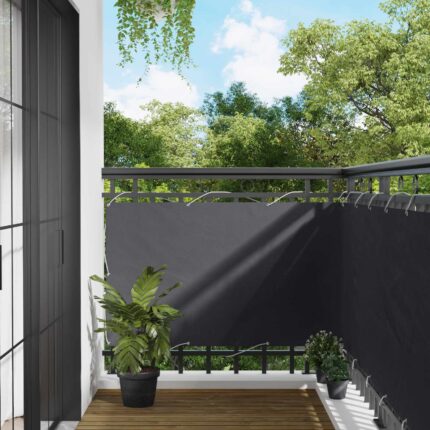 vidaXL Οθόνη Μπαλκονιού Ανθρακί 100 x 300 cm Ύφασμα Όξφορντ
