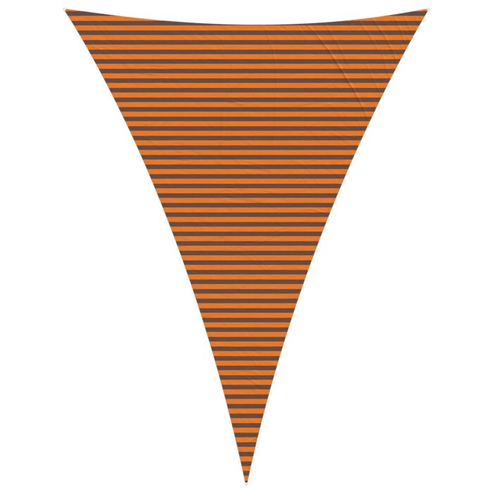 Πανί σκιάς Πορτοκαλί και Καφέ 5 x 7 x 7 m - Image 2