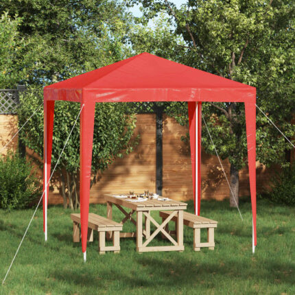vidaXL Σκηνή Πάρτυ 200 x 200 x 240 εκ Κόκκινο