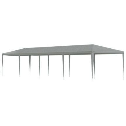 vidaXL Σκηνή Πάρτυ Ανοιχτό γκρι 1200 x 300 x 255 εκ