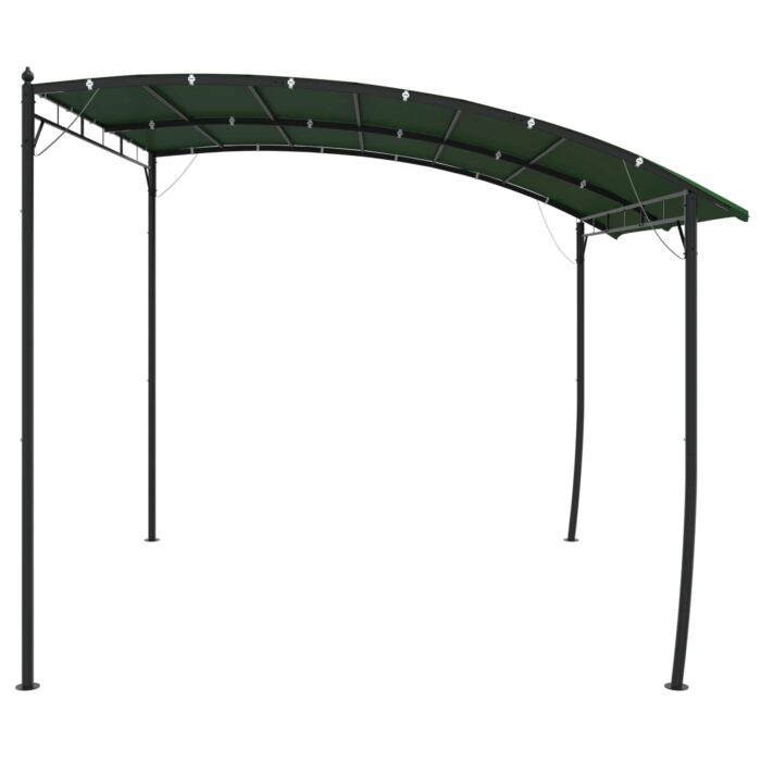 Κιόσκι 3 x 3 x 2,55 m Πράσινο Ύφασμα και αλουμίνιο 180 gsm - Image 3