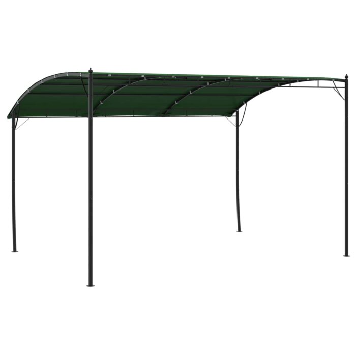 Κιόσκι 4 x 3 x 2,55 m Πράσινο Ύφασμα και αλουμίνιο 180 gsm - Image 4