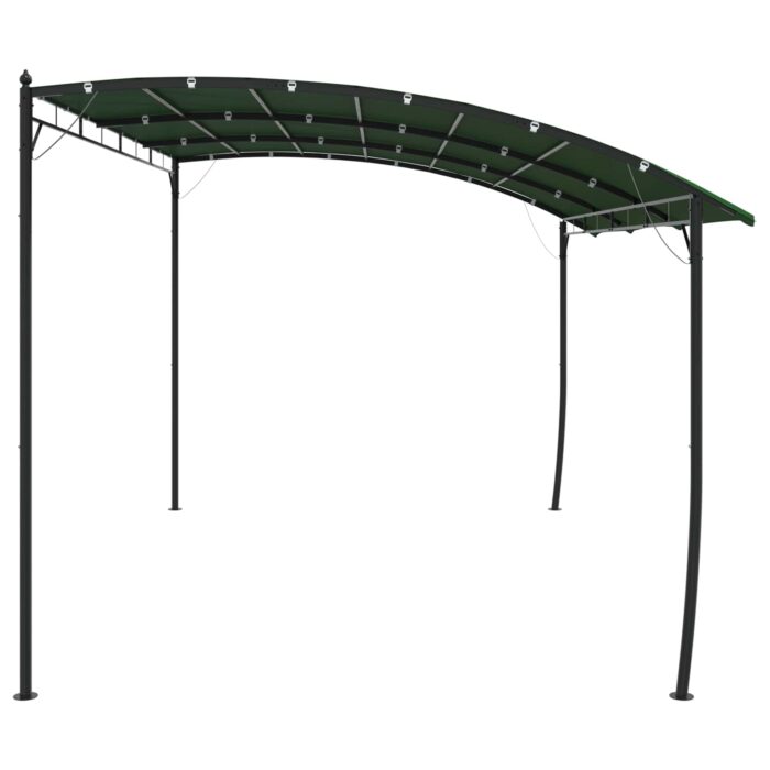 Κιόσκι 4 x 3 x 2,55 m Πράσινο Ύφασμα και αλουμίνιο 180 gsm - Image 3