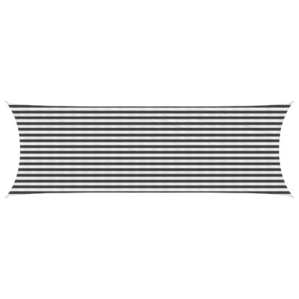 vidaXL Ικανότητα Σκίασης Γκρι και Λευκό 2 x 6 m HDPE