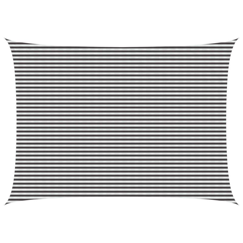 vidaXL Ικανότητα Σκίασης Γκρι και Λευκό 5 x 8 m HDPE