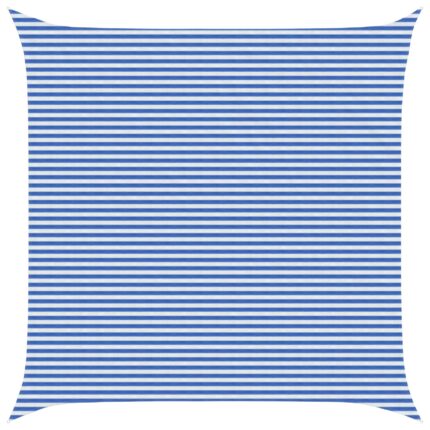 vidaXL Ικανότητα Σκίασης Μπλε και άσπρο 6 x 6 m HDPE