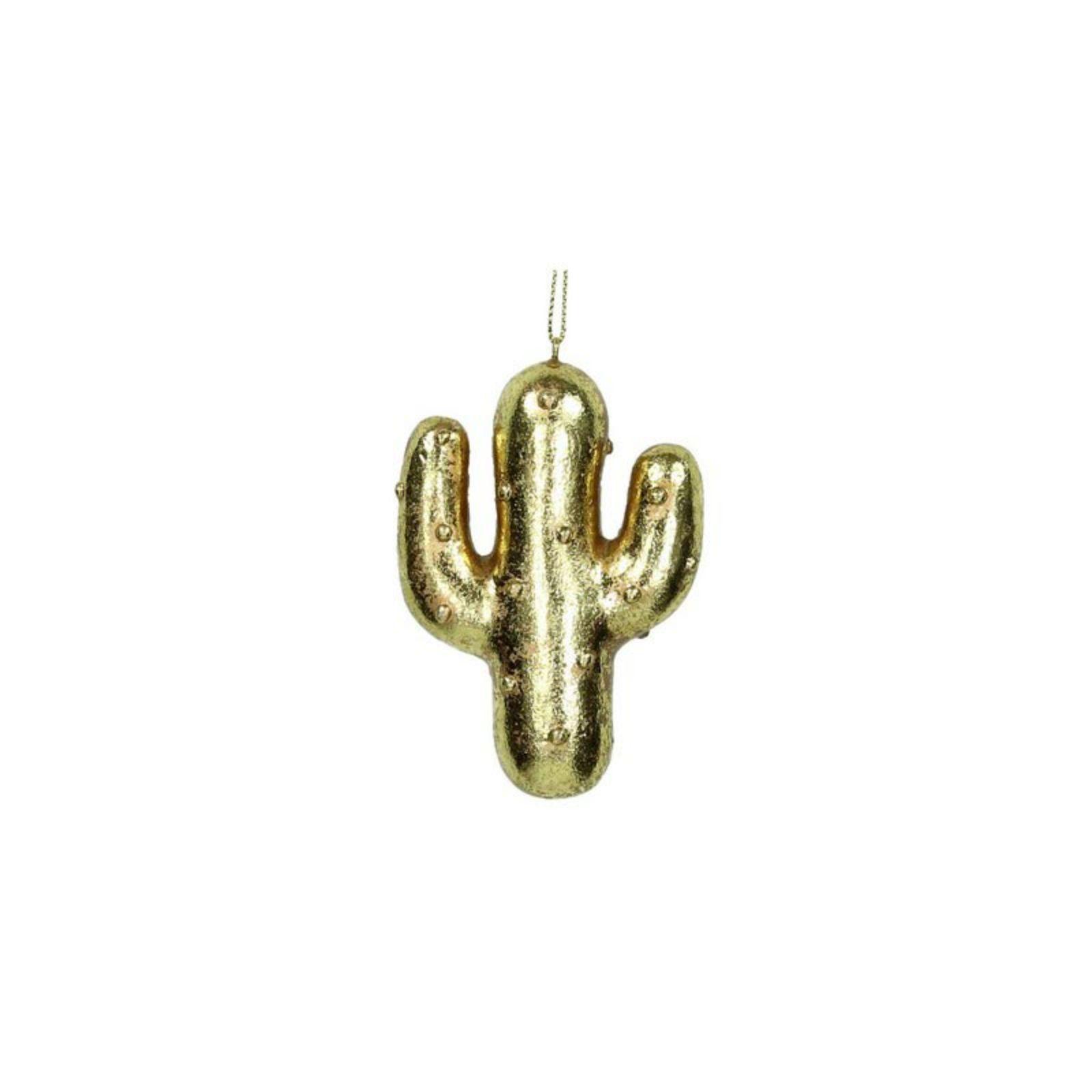 Supergreens Στολίδι Χριστουγεννιάτικο "Cactus L" Πολυρεζίνη Χρυσό 6 Supergreens Στολίδι Χριστουγεννιάτικο "Cactus L" Πολυρεζίνη Χρυσό 6