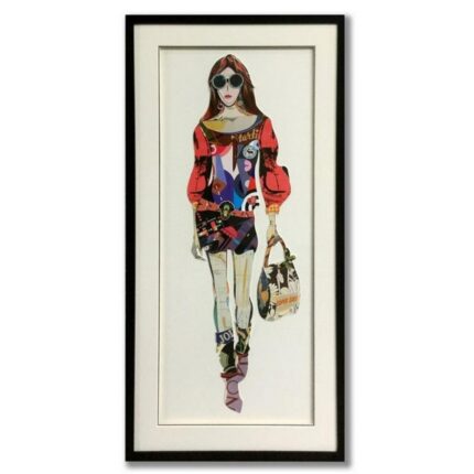 Supergreens Πίνακας Κολάζ “Chic Life” 50x100 εκ.