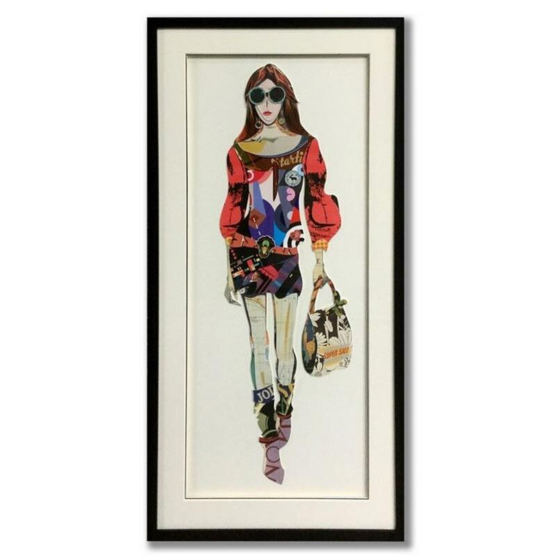 Supergreens Πίνακας Κολάζ “Chic Life” 50x100 εκ.