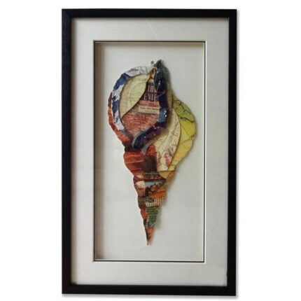 Supergreens Πίνακας Κολάζ “Seashell” 40x65 εκ.